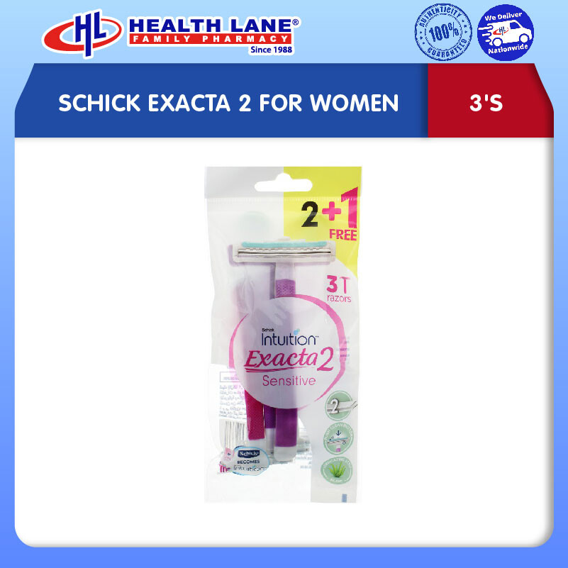 SCHICK EXACTA 2 FOR WOMEN 3'S